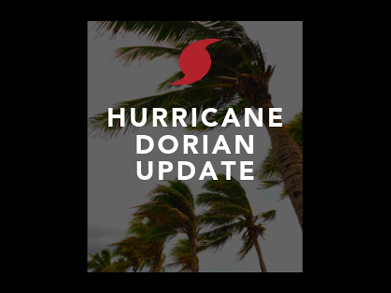 hurricane dorian update