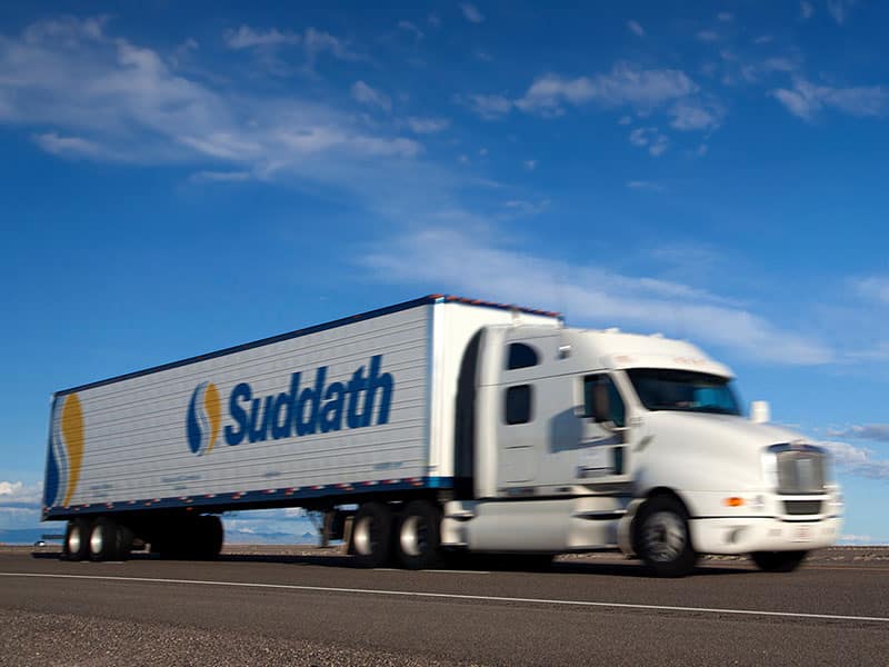 Suddath long distance moving truck