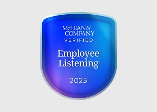 McLean & Company Verified Employee Listening Badge 2025 recognition for The Suddath Companie