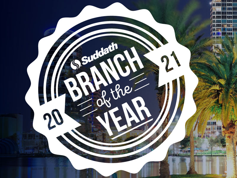 suddath 2021 branch of the year award