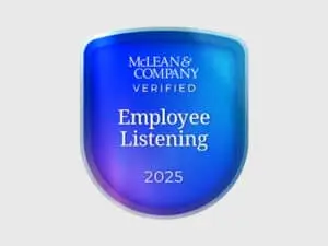 McLean & Company Verified Employee Listening Badge 2025 recognition for The Suddath Companie